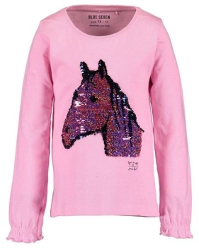 BLUE SEVEN - Langarm-Shirt AZALEE in Pink